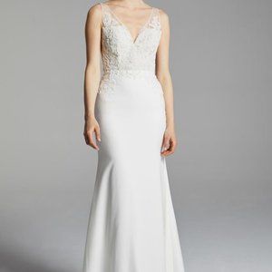 Liz- Anne Barge Ivory Wedding Dress